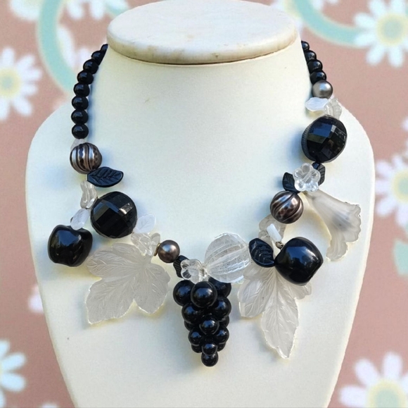 Vintage Arts Deco Carmen Miranda Fruit Salad Necklace
